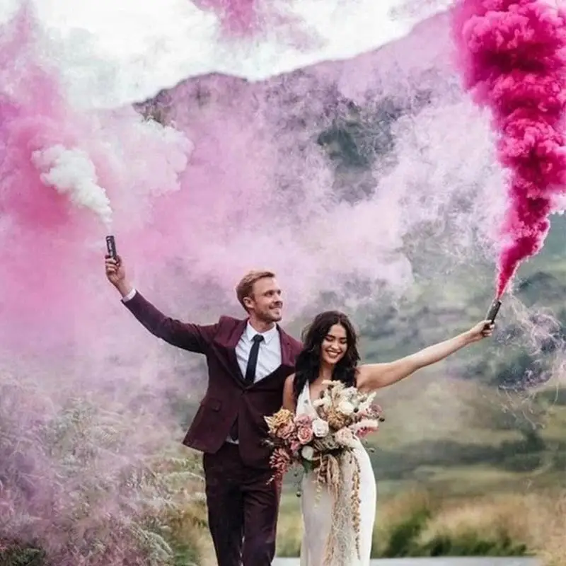 

Colored Smoke Props Magic Fire Tips Fun Toy Pyrotechnics Tricks Smoke Cake Fog Magician Professional Portable Photography
