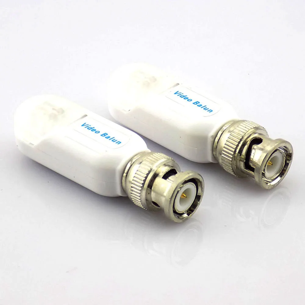 

1pair Twisted CCTV BNC Video Balun power cable Passive Video Transceiver Cat5 Anti Thunder UTP Balun for Connector Camera W17