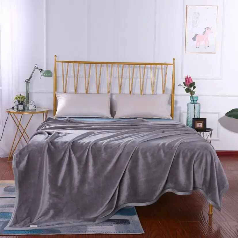 Новое супермягкое Фланелевое Норковое одеяло покрывало постельное белье