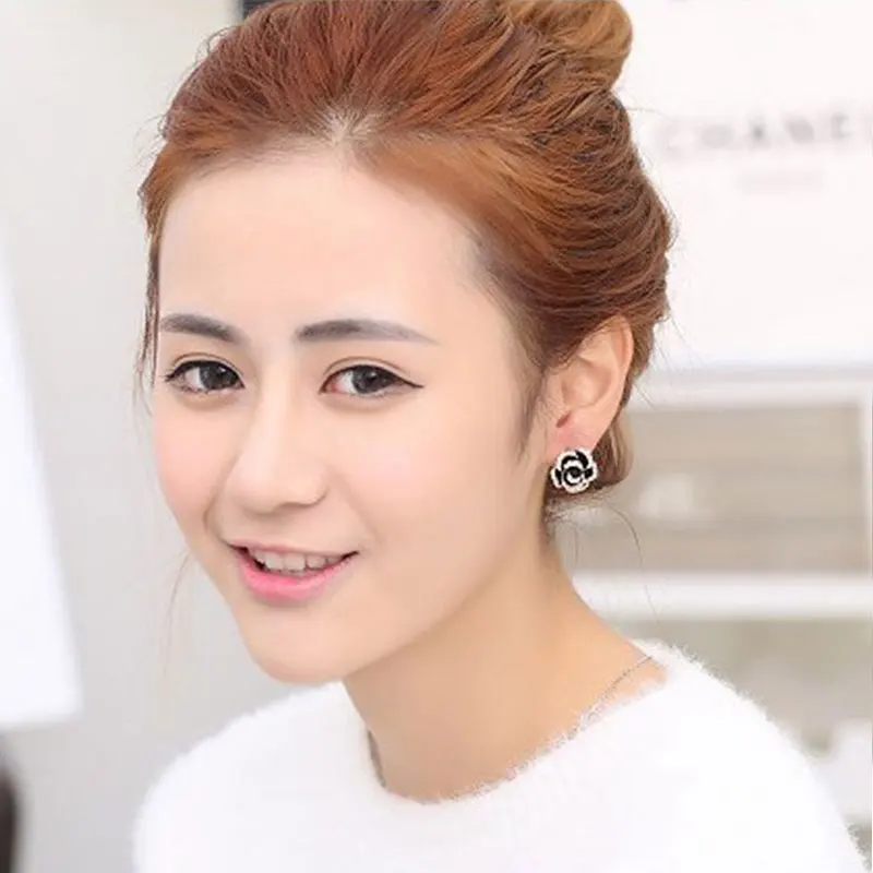 Роскошные знаменитые брендовые новые дизайнерские Элегантные серьги-гвоздики с