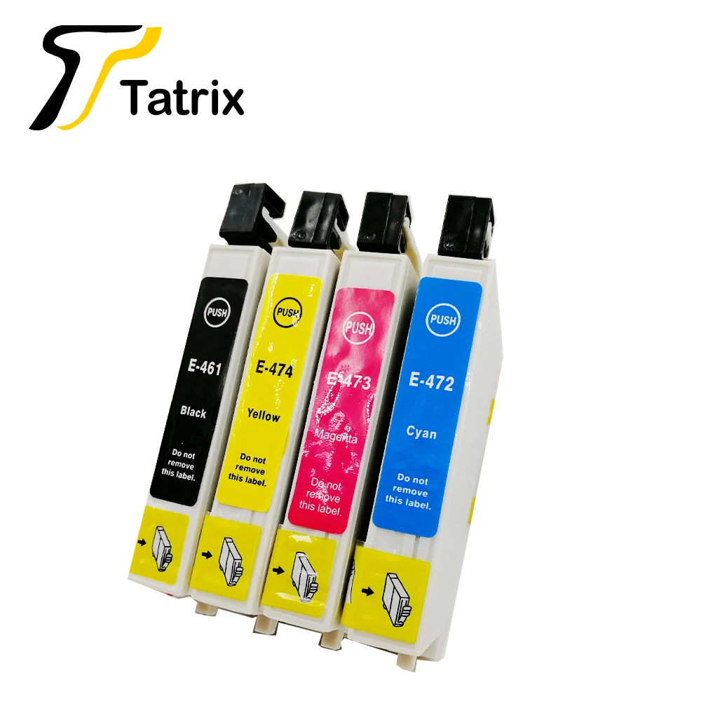 Татрикс 4PK для Epson T0461 T0472-T0474 чернильный картридж Stylus C63 C65 C83 C85 CX3500 CX4500 CX6500 и др. |