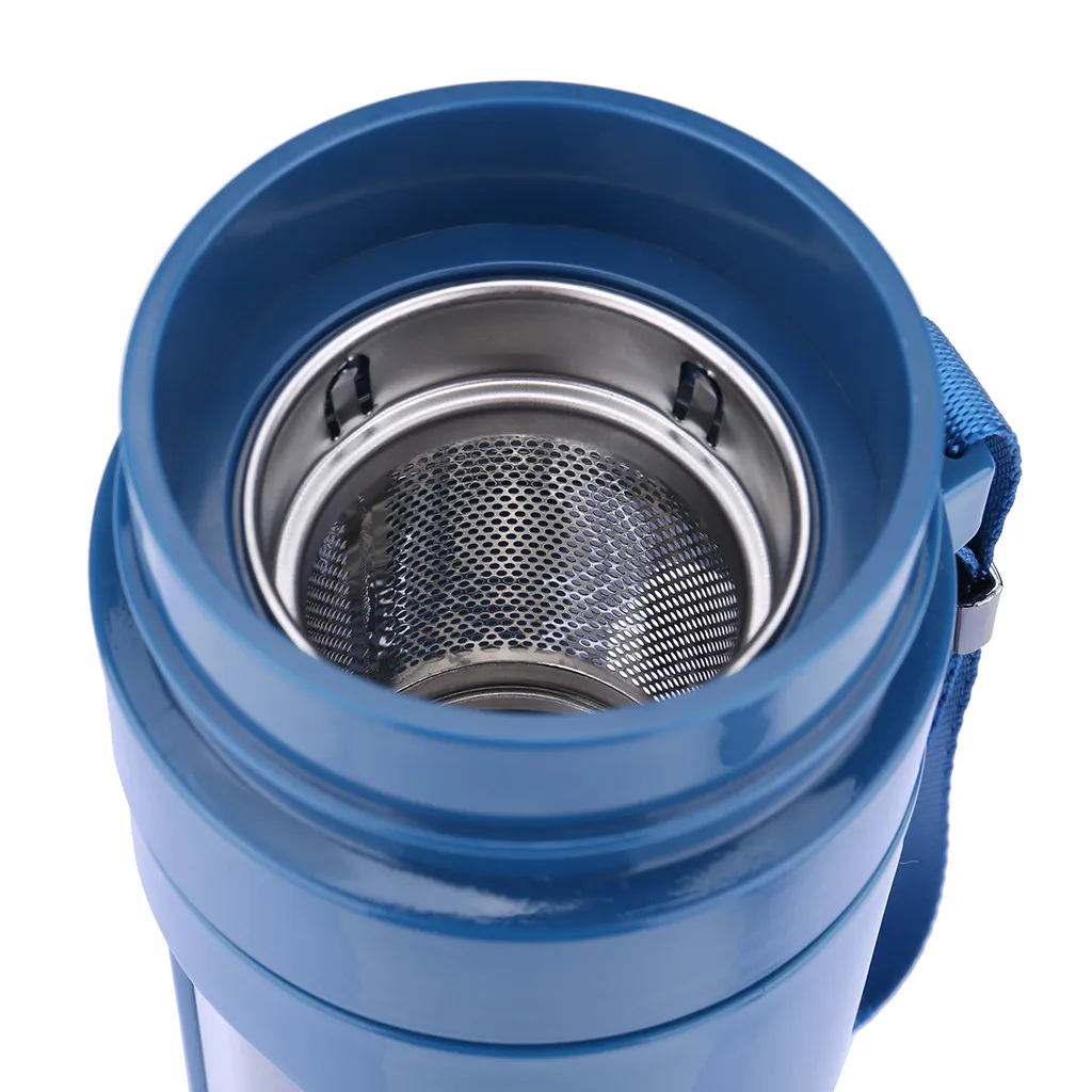 Двойное стекло с широким горлышком для путешествий портативная чашка кофе и чая