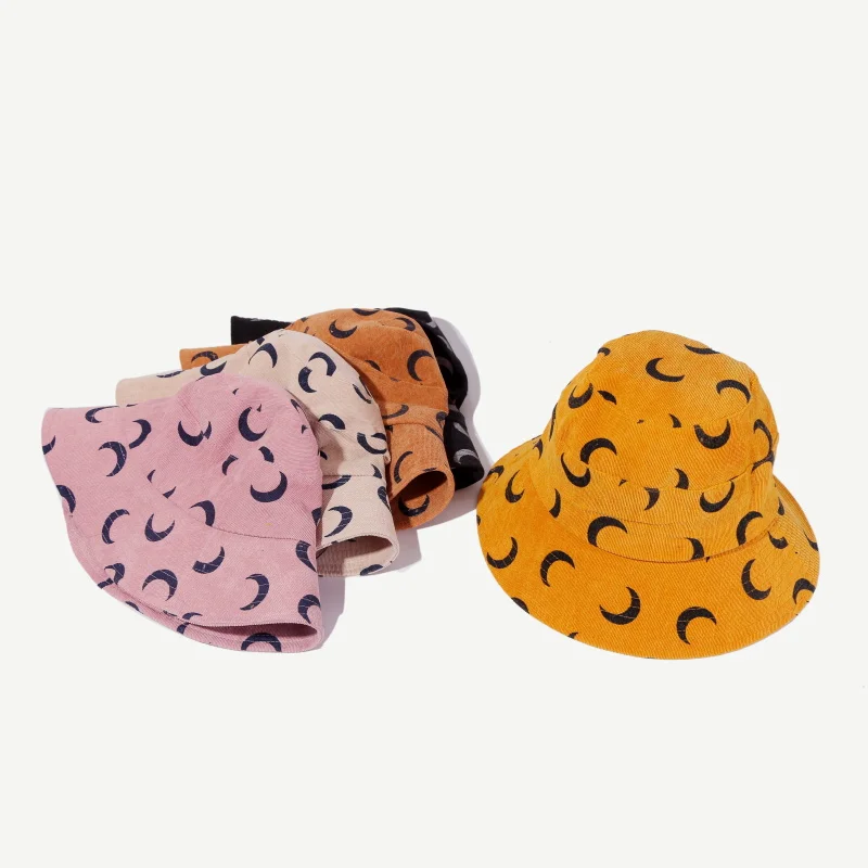 2019 новая хлопковая летняя Осенняя Женская Рыбацкая шляпа с принтом Луны уличные