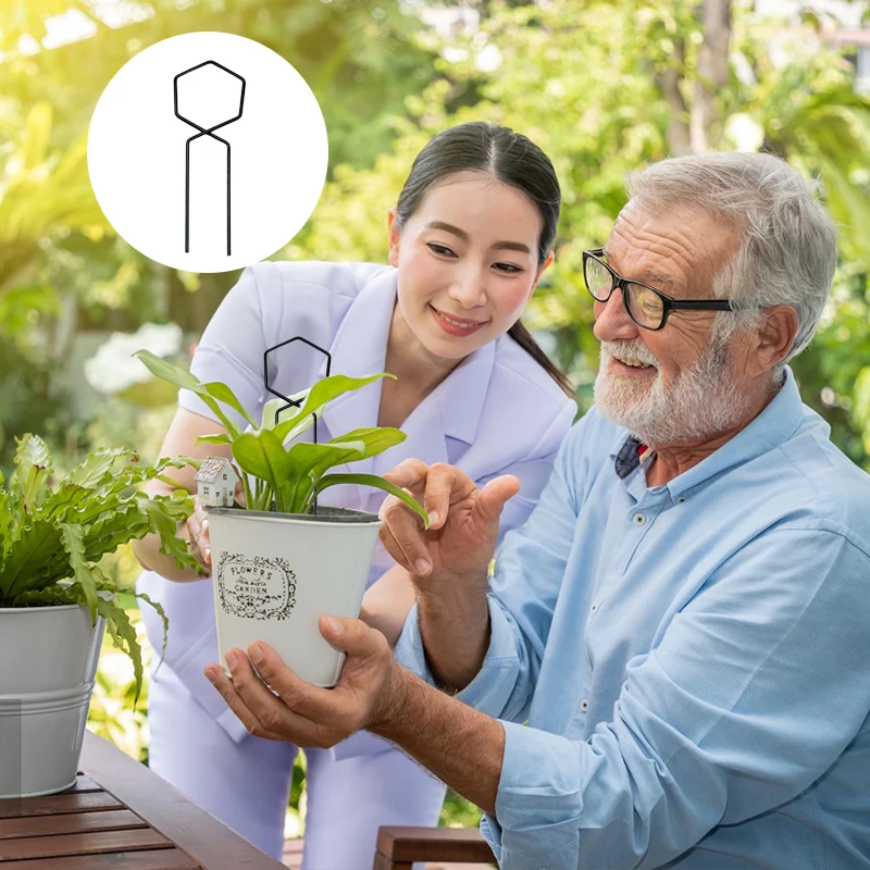 

Garden Plant Support Metal Stand Vine Climbing Rack Flower Plant Trellis Frame Potted Vine Vegetables Plants Flower Vine Rack