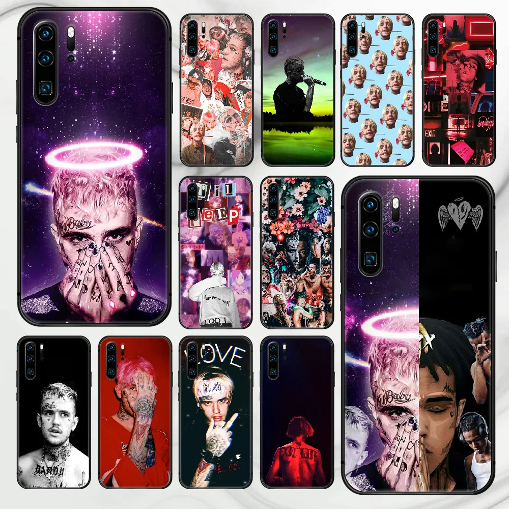 Чехол Lil Peep Rapper для телефона Huawei P Mate 10 20 30 40 Lite Pro smart Z 2019 nova 5t черный чехол 3D бампер с