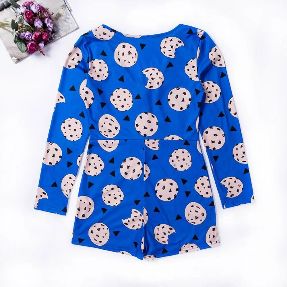 Пикантное Женское боди с длинным рукавом глубоким V-образным вырезом облегающее