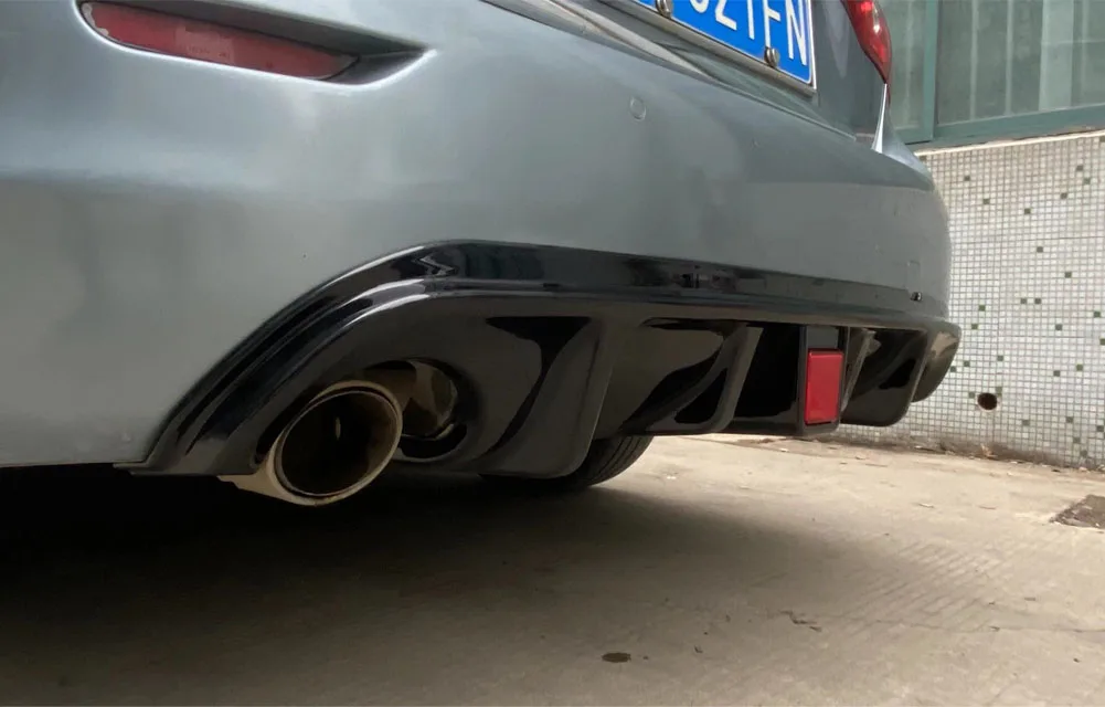 Рассеиватель заднего багажника со светодиодным черным спойлером для Infiniti q50
