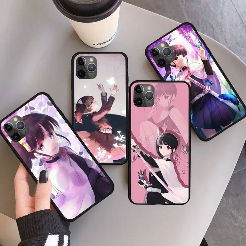 

Tsuyuri Kanawo Demon Slayer Phone Case For iphone 12 11 13 7 8 6 s plus x xs xr pro max mini