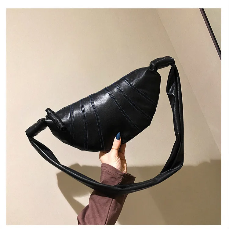 Модная трендовая мягкая кожаная поясная сумка женская повседневная через плечо