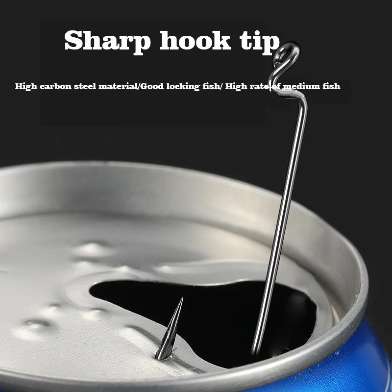 Приманки для рыбалки рыболовные снасти вертлюги джиг-головка из черного никеля