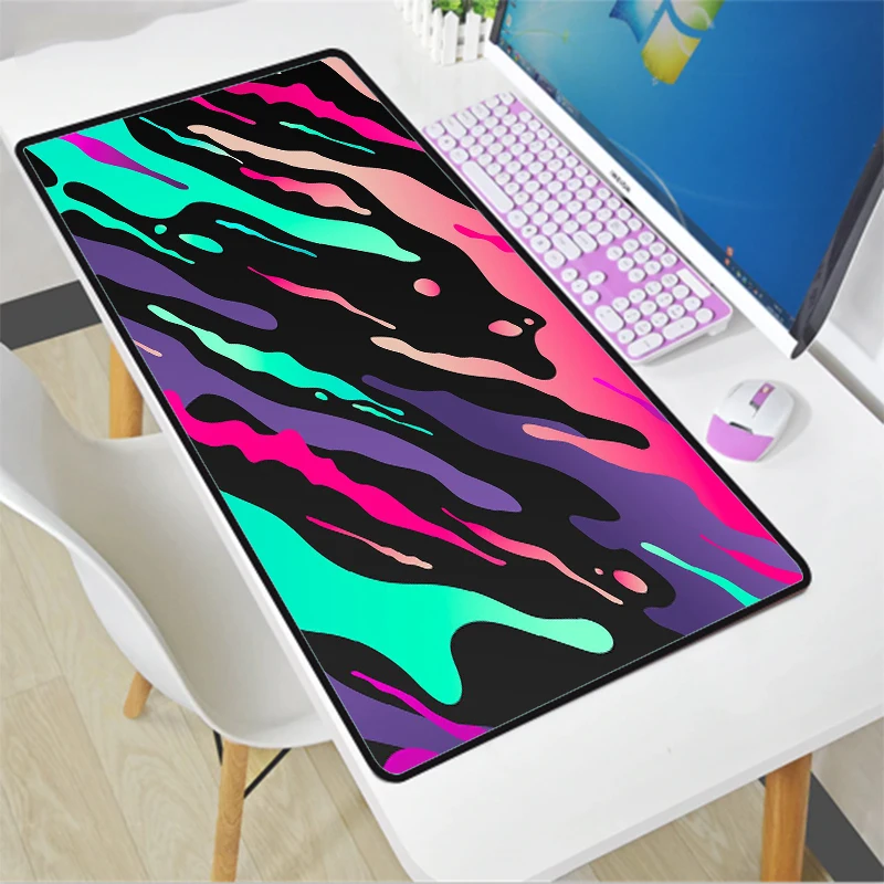 

MRGLZY Locking Mouse Pad To Map Custom Golden Powder Cute Girl Animation Creative New Product Grab Large Mouse Pad Cartoon Desk