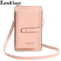 fashion mini shoulder bags women multi functional touchable cell phone pocket coin purse card holder ladies purses female crossb
