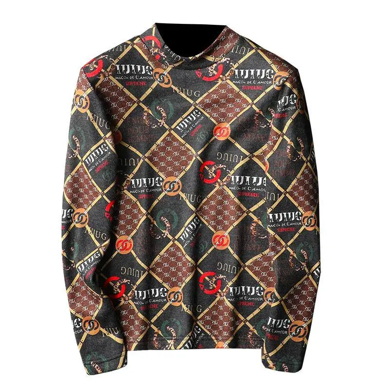 

Men's fashion pullover with round neck
