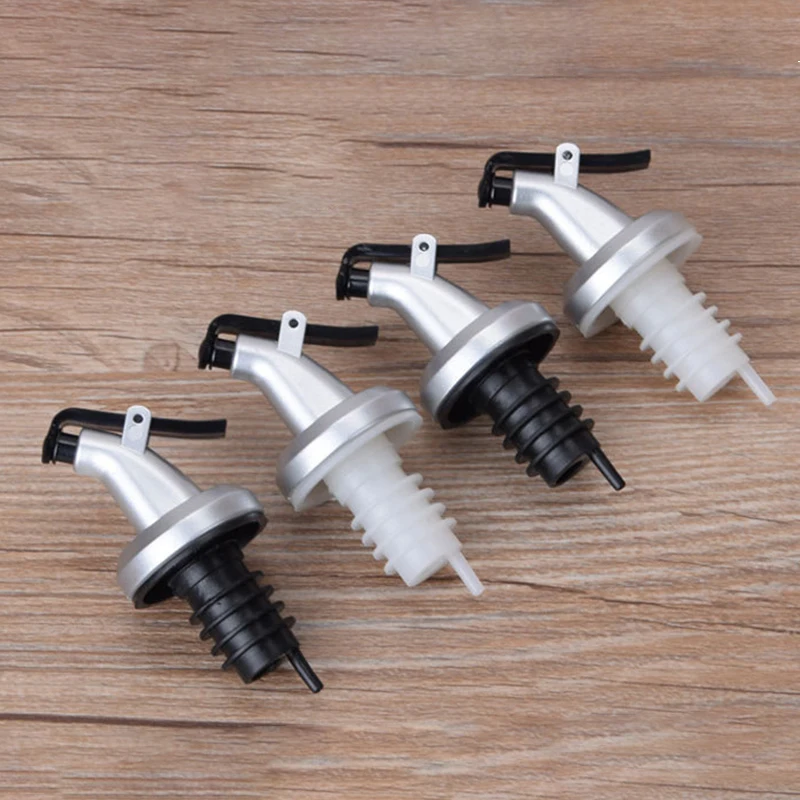 

1/3pcs Oil Sprayer Wine Pourer Stainless Steel Liquor Spouts Bottle Dispenser Wine Bottle Stopper with Cap Wine Accessories