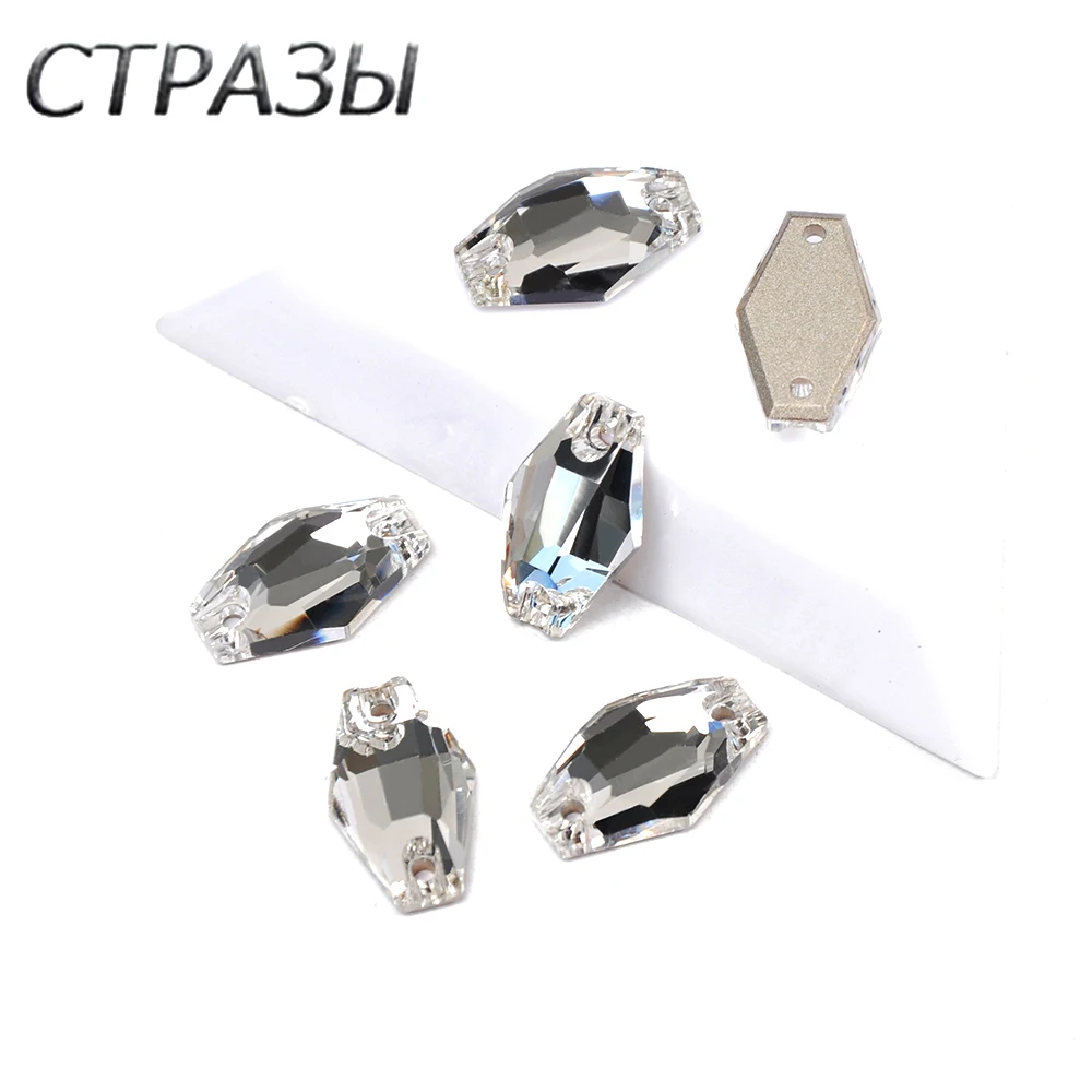 6A камни для шитья высокое качество прозрачный цвет Хрустальное стекло стразы