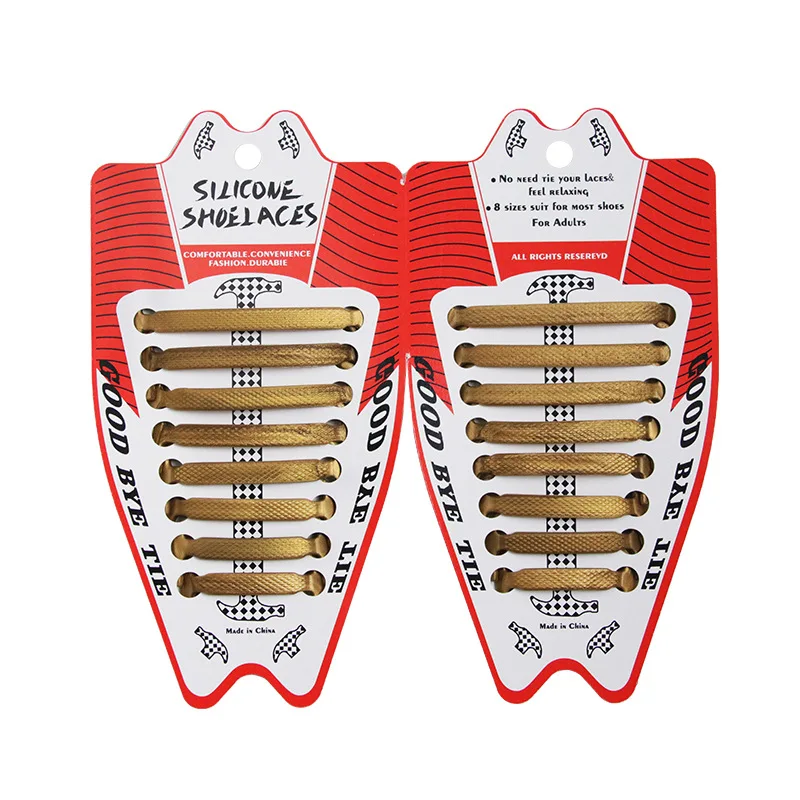 16pc/lot Silicone Elastic Shoelaces for Men Women Special Shoelace No Tie Shoe Laces Hammer Anti-shedding Kids Lacing Zapatillas