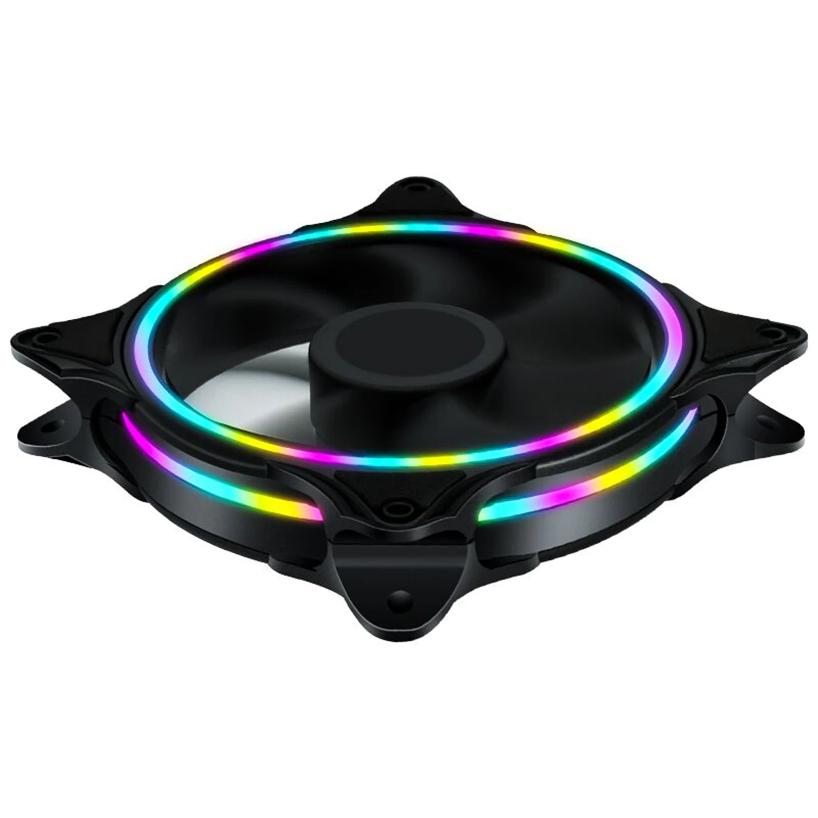 

120mm Computer Case ARGB Colored LED Light Mute Cooling Cooling Fan Radiator