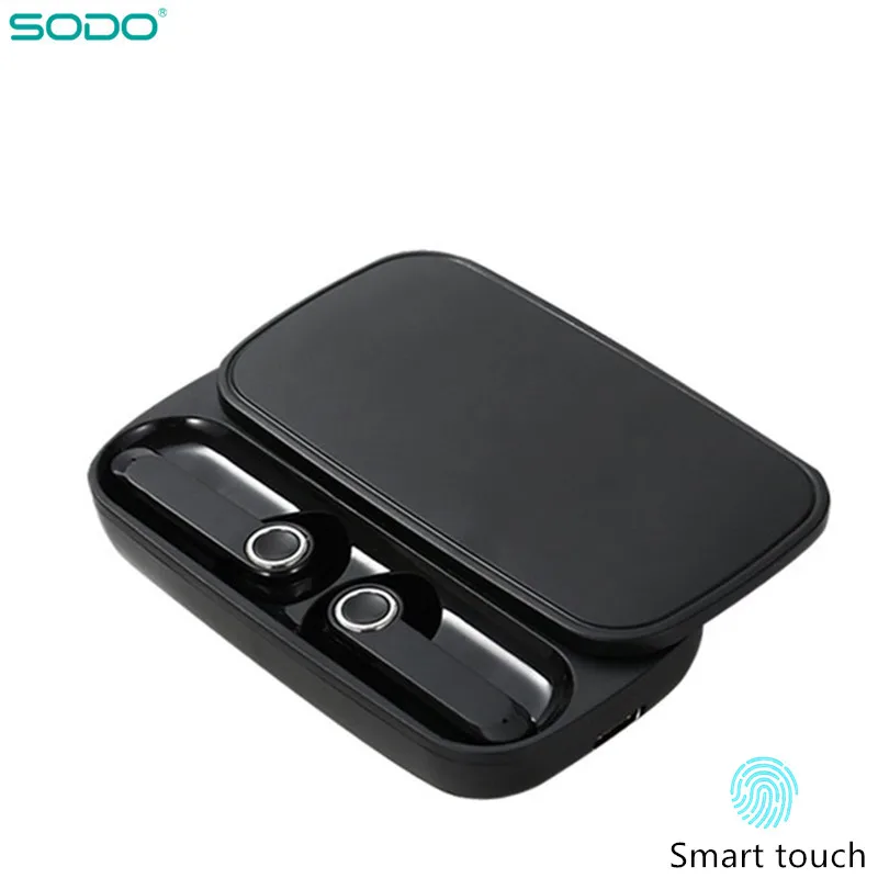 SODO SD-202 True Беспроводной Bluetooh 5,0 in-Ear Наушники-вкладыши TWS с наушники авто-пара Беспроводной гарнитуры с Высокое разрешение Mic
