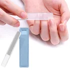 Нано-стеклянная пилка для ногтей, полоска для полировки ногтей, многоразовые инструменты для полировки ногтей, маникюр, не повреждает ногти, 1 шт.