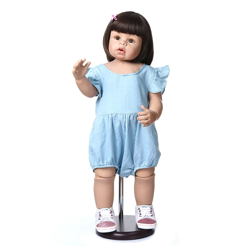 Кукла новорожденная Реалистичная полностью виниловая 70 см | Игрушки и хобби