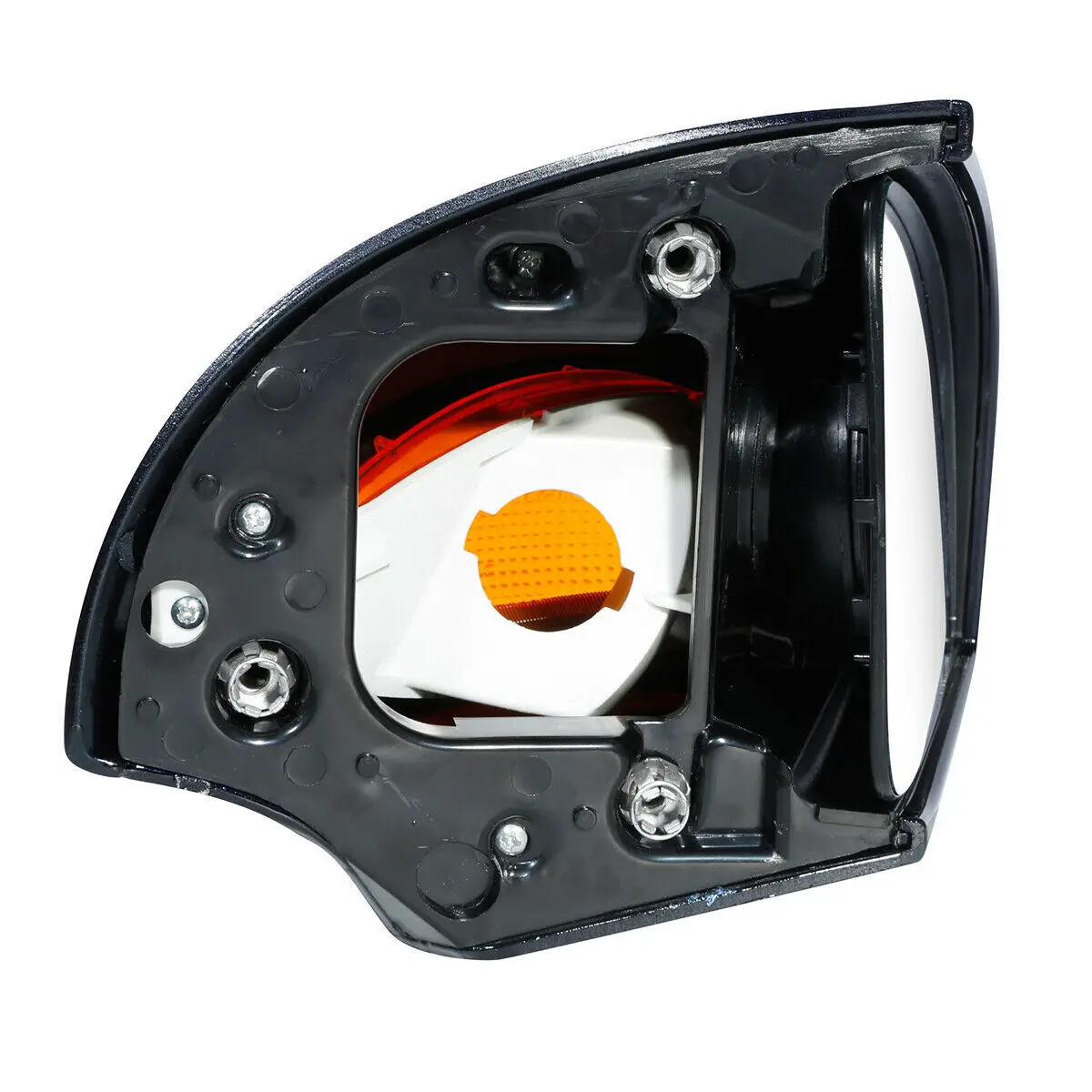 

Motorcycle Dark Blue Rear View Mirrors Amber Turn Signals Fits For BMW R1150RT R1100RT R850RT R1100RTP