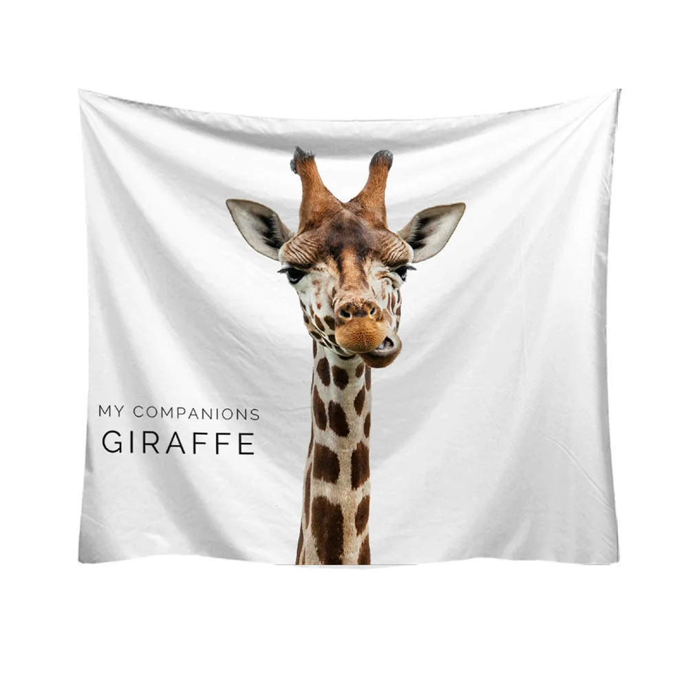 tapestry wall hanging carpet Home Decoration Fashion Tapestry Planet Animals Pattern Style Decorative Decor#G9 | Дом и сад