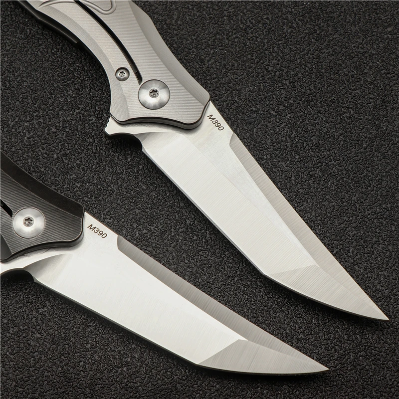 Складной нож M390 из порошковой стали острый охотничий Клинок с рукояткой