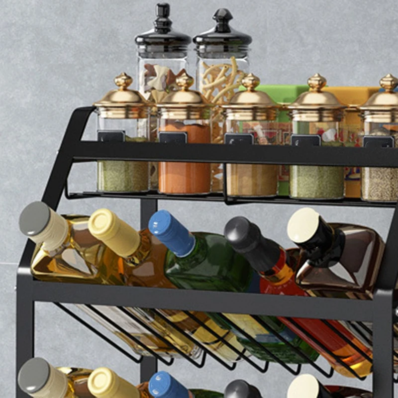 

Household Storage Rack Creative Spice Rack Kitchen Storage Rack Bathroom Rack