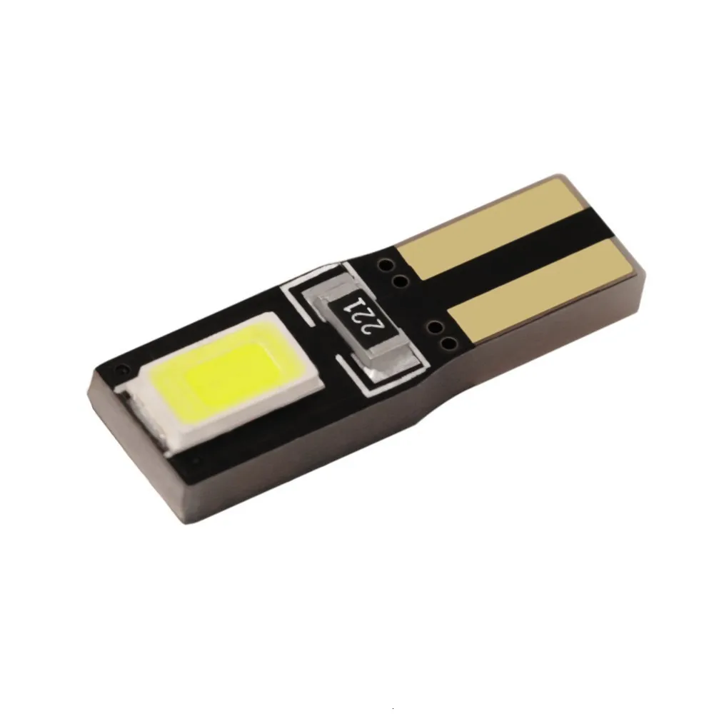 2 шт. авто светодиодный T5 2721 W3W W2* 4.6d 5730 SMD инструмент: Клин Индикатор Светильник лампы светильник 12V белого цвета