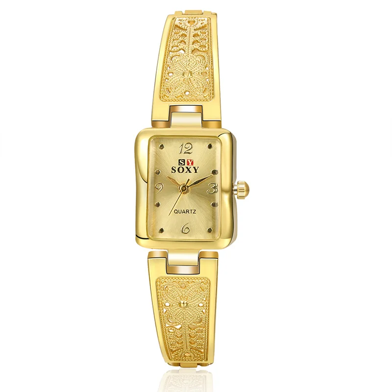 

2021 New SOXY Brand Women Fashion Bracelet Watch Luxury Gold/silver Quartz Watch Women Dress Watches Ladies Watch Relogio Femini