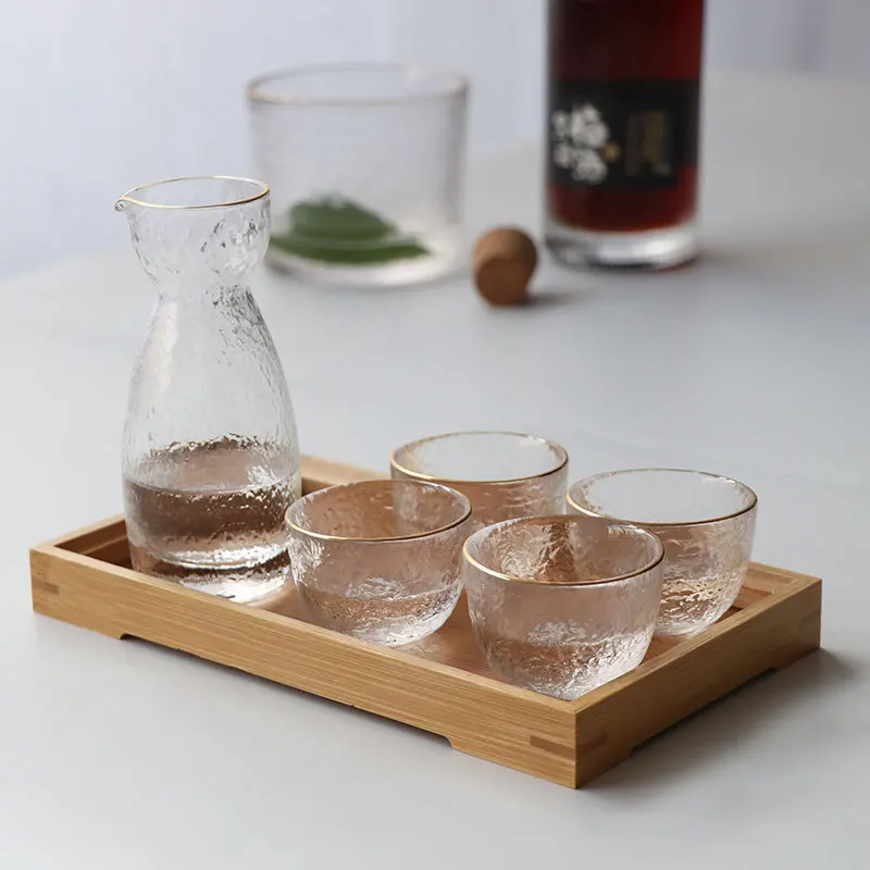 

Японский набор сакэ, набор стаканов для белого вина, домашний стеклянный бокал для льда, бокал для сливы, вина, бокал для фруктов, набор для в...