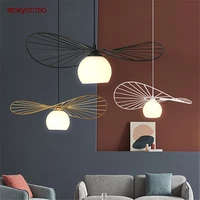 Nordic Designer Iron Net Ufo Industrial Pendant Lights Kitchen Decor Dining Table Suspension Luminaire Loft Led Glass Hang Lamp