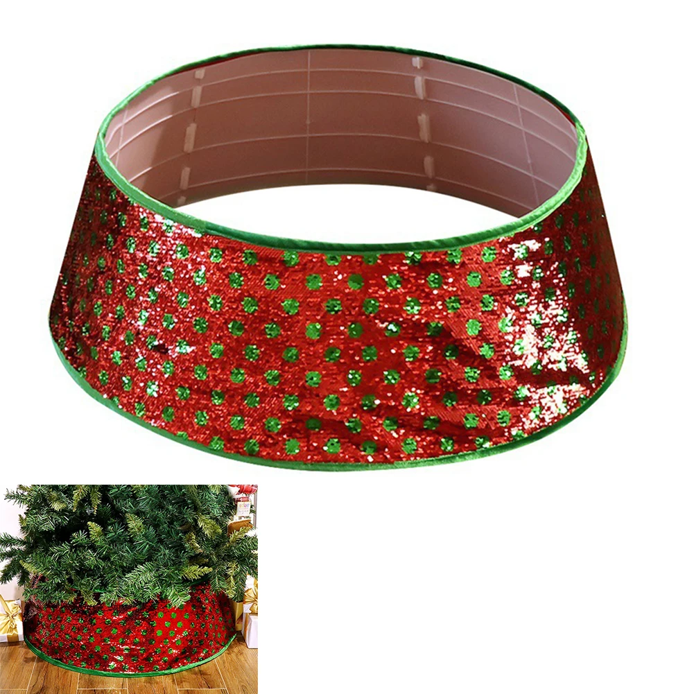 Юбка для рождественской елки коврик в горошек рождественские украшения