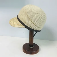 womens summer hat dome sun protection cap female baseball cap wide brim sun hat belt decoration sun visor beach hat straw hat