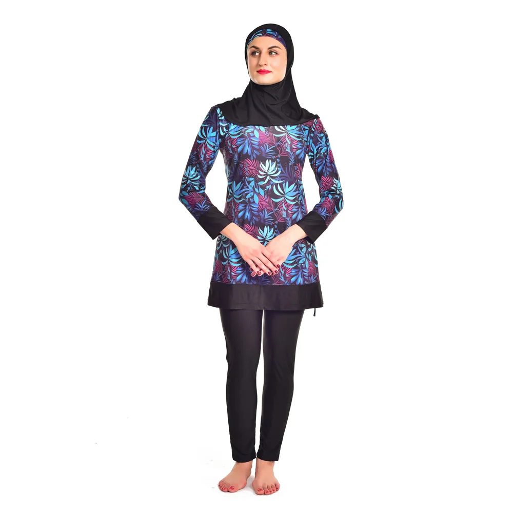 YONGSEN женский мусульманский ислам ic Burkinis пляжная одежда купальный костюм с