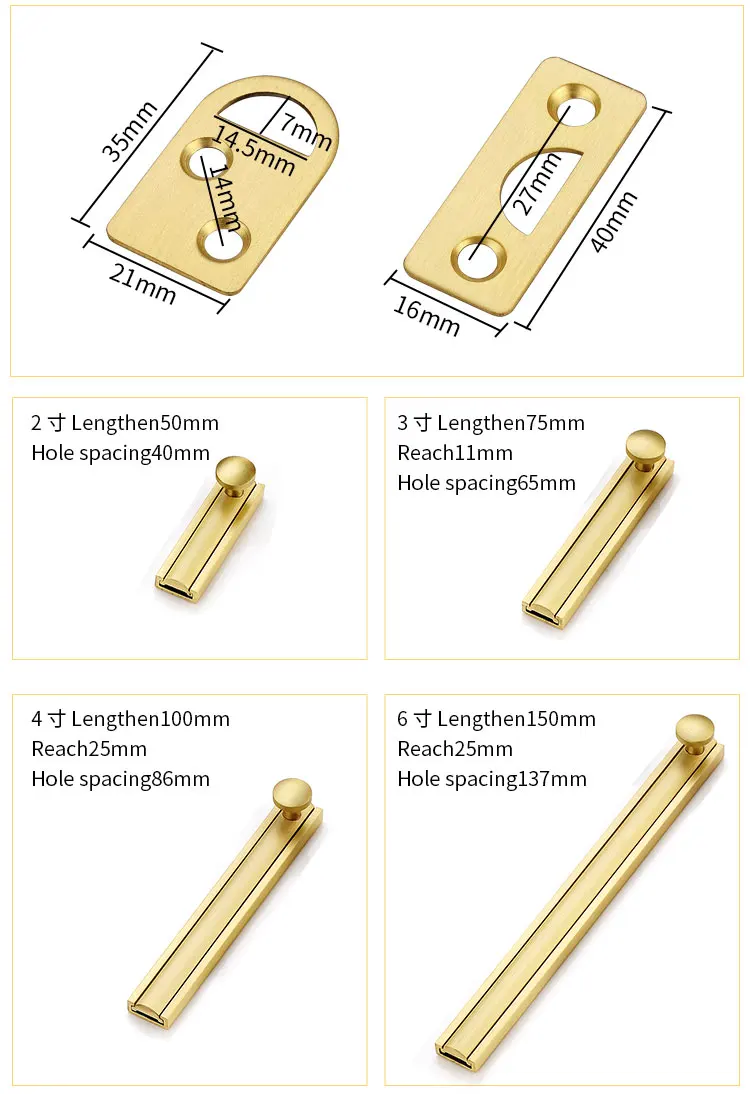 Черная защелка JZPENG из чистой меди деревянная дверная Настенная Скрытая пряжка