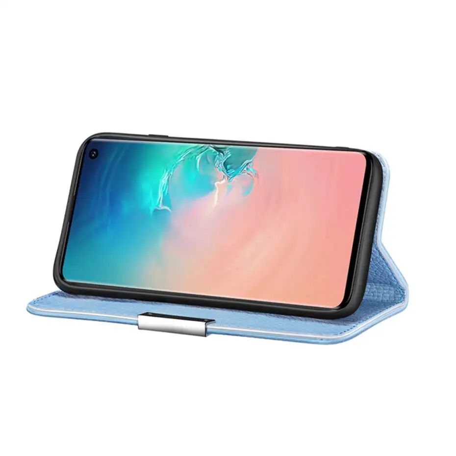 PU Leather Flip Case For Samsung S7 S8 S9 S10 J4 J6 Plus e Edge A10 A20 A30 A40 A50 A60 A70 A90 M40 Note 10 Pro Phone Case Cover