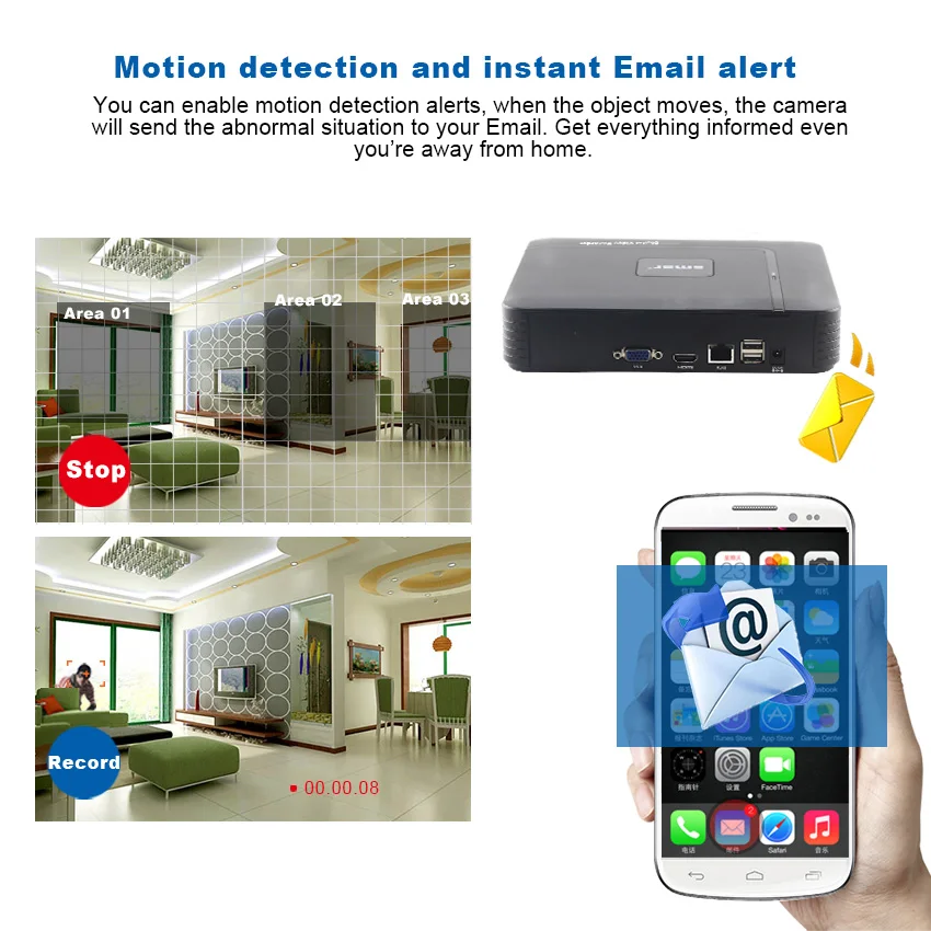 Мини CCTV NVR 4CH 8Ch для H.264 16CH для H.265 видео DVR рекордер Onvif для Full HD IP камера охранная система видеонаблюдения Сигнализация
