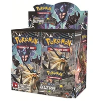 324pcs pokemon cards sun moon xy ultra prism booster box collectible trading cards game