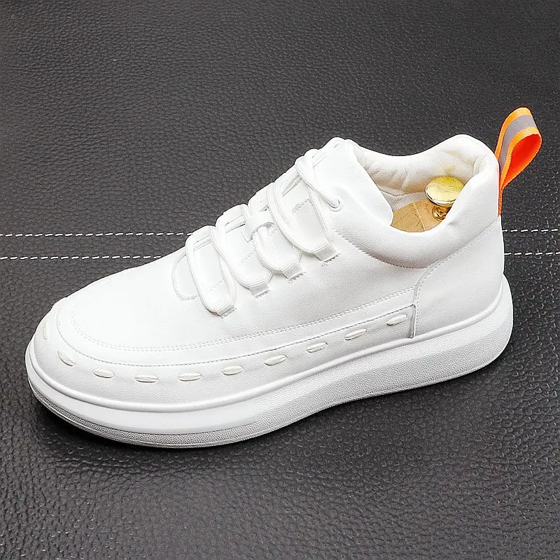 

CuddlyIIPanda Men Fashion Casual Shoes Spring Autumn New Arrival Leisure Sneakers Male Youth Trending Thick Bottom Walking Shoes