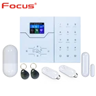 Умная Система сигнализации для дома Focus на английском, французском, меню HA-VGW, Wi-Fi, GSM-сигнализация, защита от кражи