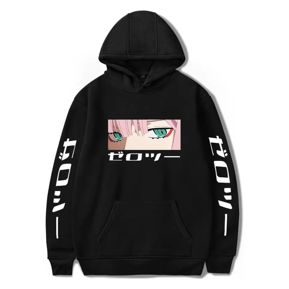 

Darling In The Franxx Hoodies Men Women Sweatshirts Zero Two Unisex Hip Hop Anime Pullovers Streetwear Casual Fashion Oversized