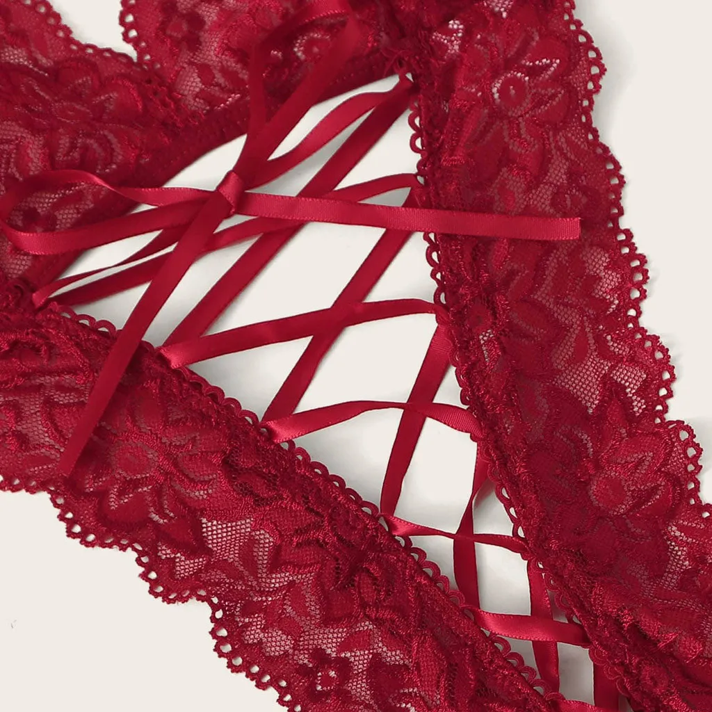 Новинка 2020 женское нижнее белье с глубоким V-образным вырезом и лямкой на шее