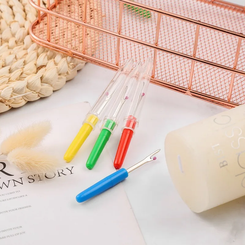 4/2 шт. пластмассовая ручка резак для резьбы швы разбиватель швов инструмент шитья