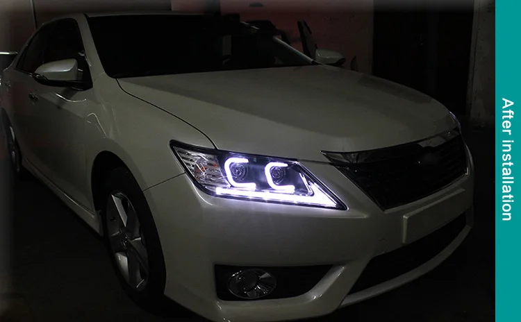 Фара для автомобиля Toyota Camry 2012- Camry V50 головной светильник s противотуманный светильник дневной ходовой светильник DRL H7 светодиодный Биксеноновая лампа аксессуары для автомобиля