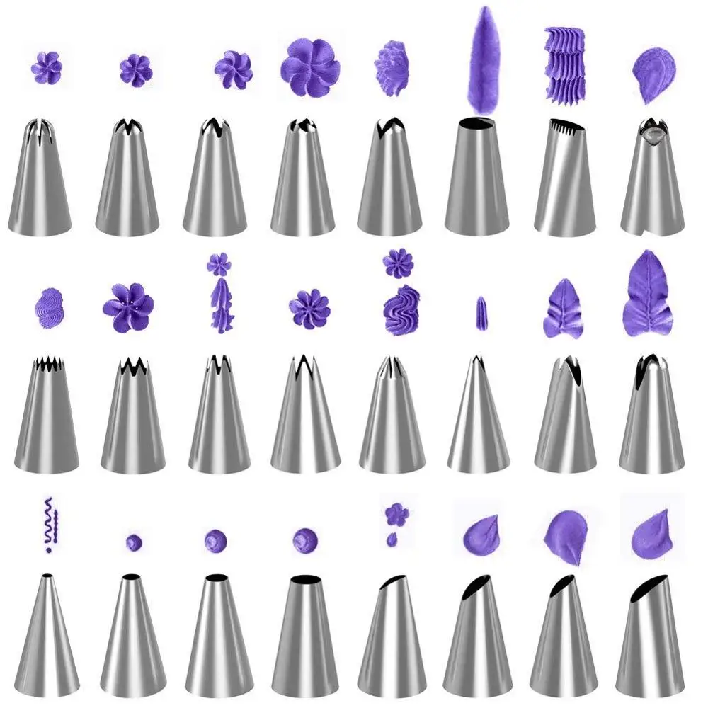32 шт. кондитерские насадки из нержавеющей стали | Дом и сад