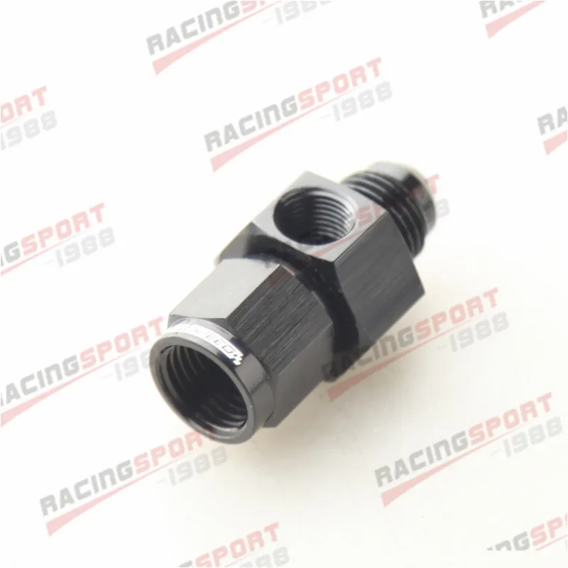 6AN AN6 male to -6 AN female с 1/8 &quotNPT gauge port adapter fuel black | Автомобили и мотоциклы