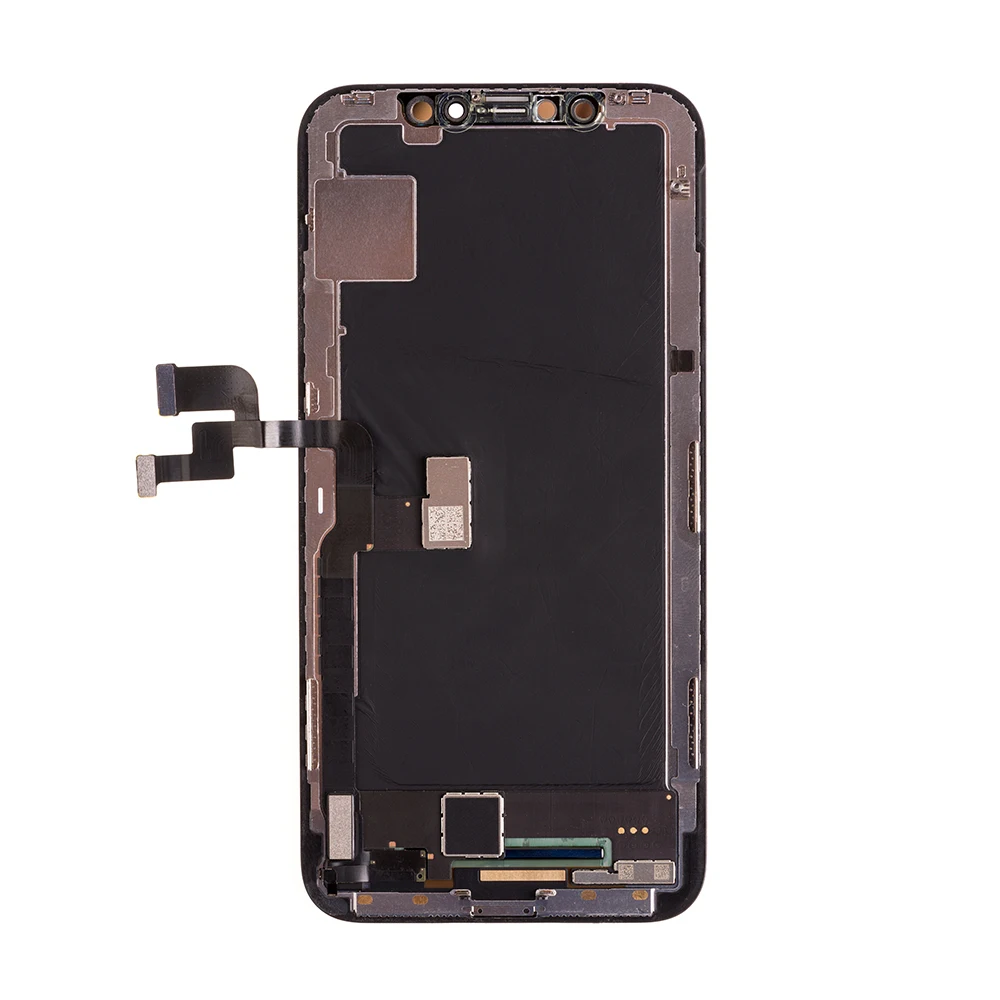 Pantalla OLED y montaje de digitalizador de pantalla t&aacute;ctil, reemplazo de marco para Apple iPhone X, negro, OEM usado-1
