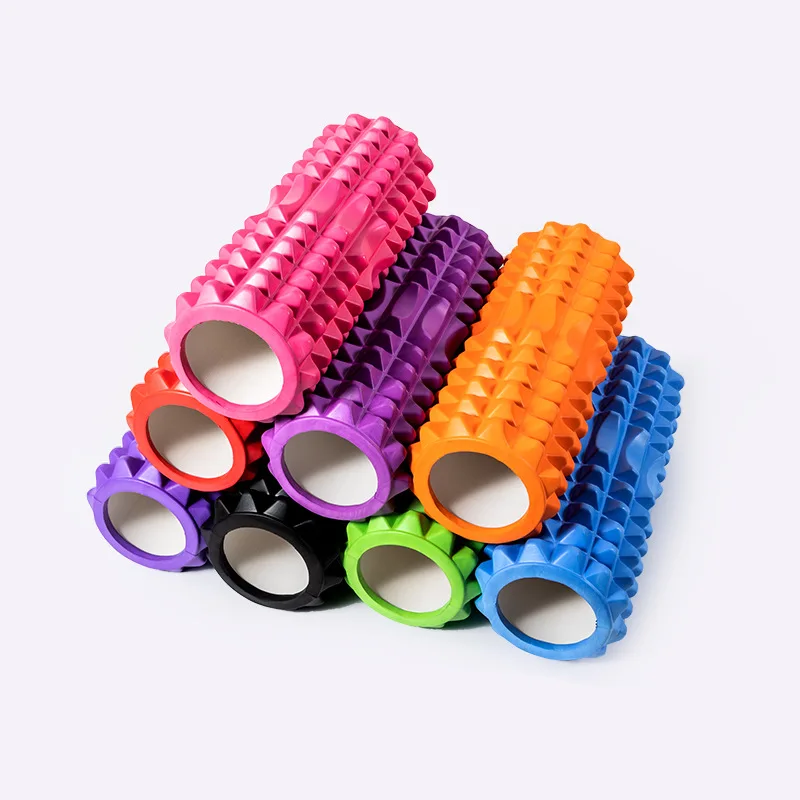 

33cm Floating Point Yoga Column Muscle Foam Roller Pilates Yoga Exercise Massage Roller Yoga Column Soft Block Muscle Roller