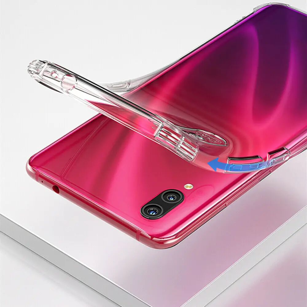 Гибридный Бампер прозрачный термополиуретан чехол для samsung Galaxy S10 5G A70 A50 A30 A20 ударопрочный воздушный прозрачный силиконовый чехол